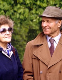 Anna i Stanisław Dzieciaszkowie w Sztokholmie 1983 r.