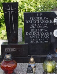 Stanisław i Elżbieta Dzieciaszek, cm Na Kulach, Częstochowa